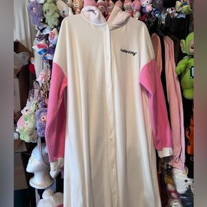 Sanrio Hello Kitty Button Onesie / Kigurumi